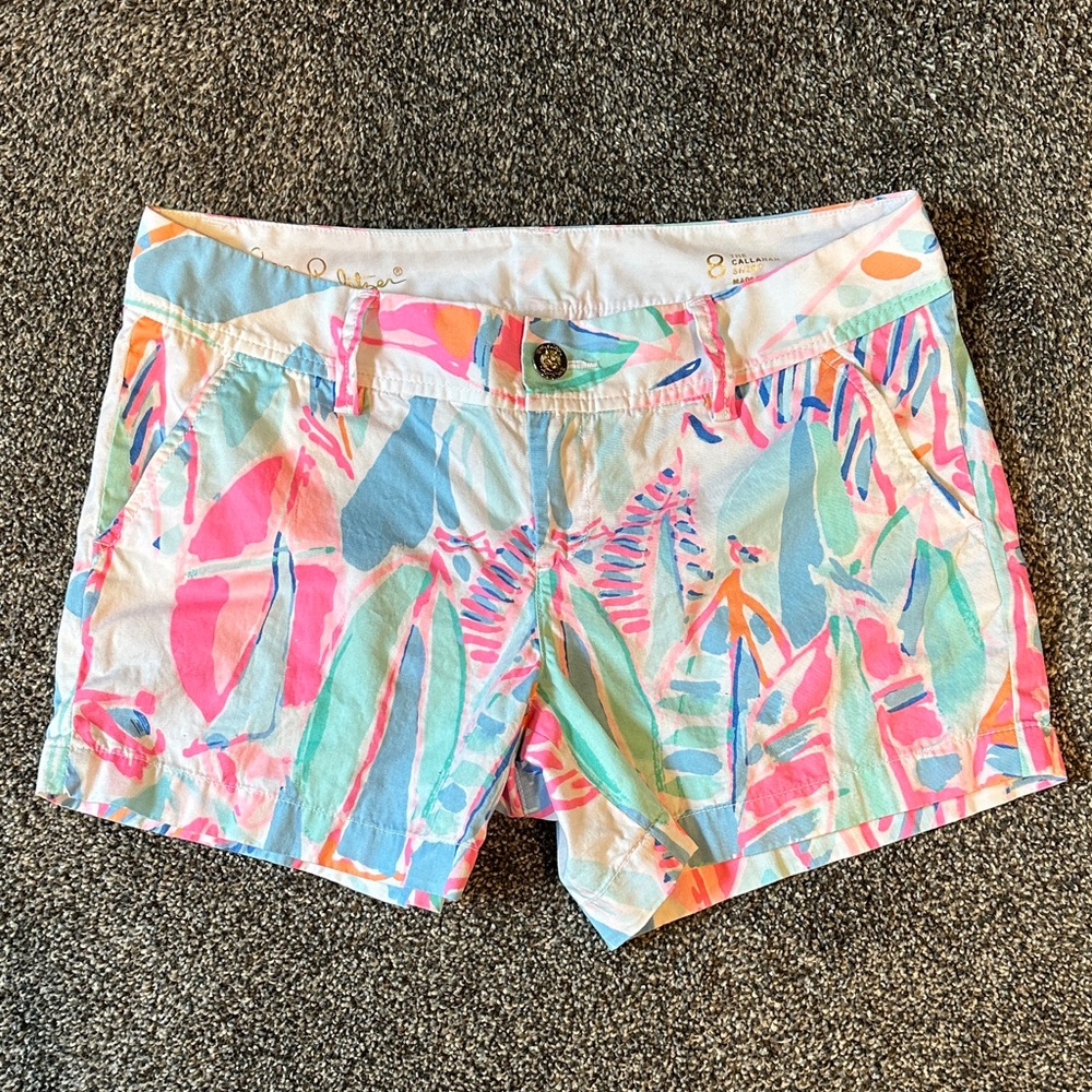 Lilly Pulitzer Callahan Shorts Size 8
